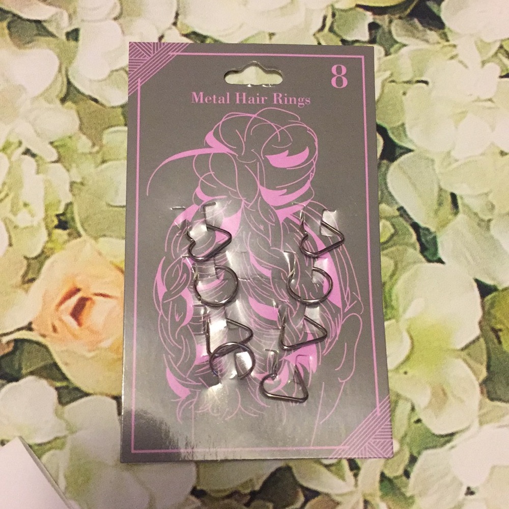 Metal hair rings